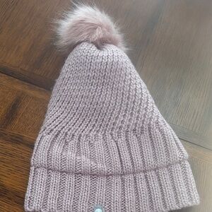 Cozy Plush Pink Knit Pom-Pom by Apana NWOT